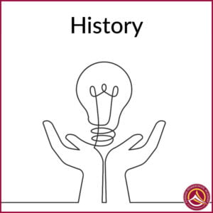Student holding a "lightbulb moment" for History classes at Athena's Homeschool Academy - AHA!