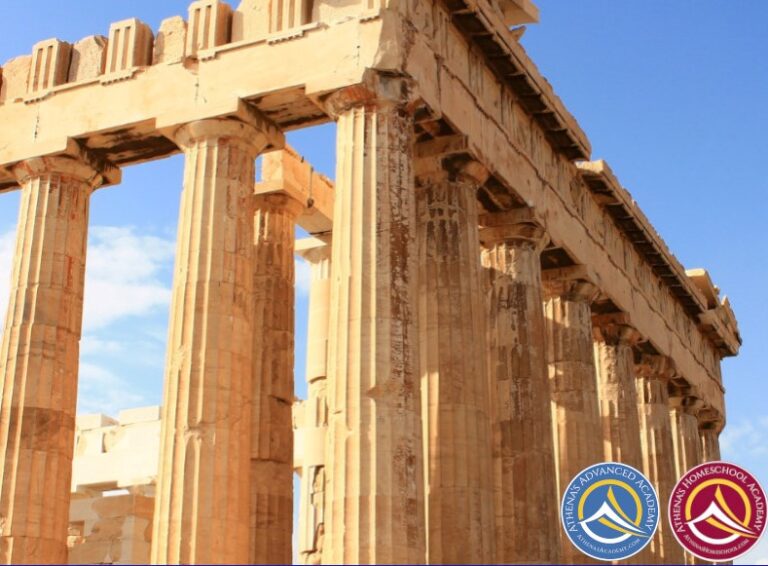 Greek pillars for the Combined Level Greek course